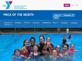 'ymcanorth.org' screenshot