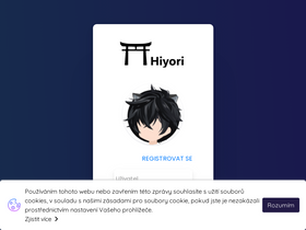 'hiyori.cz' screenshot