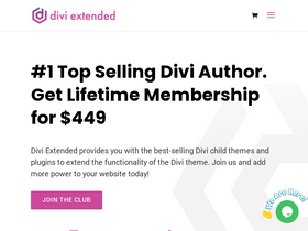 'diviextended.com' screenshot