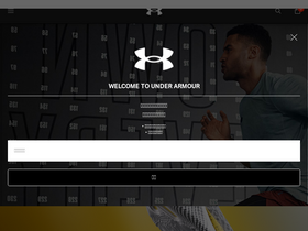 'underarmour.cn' screenshot