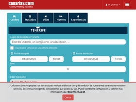 'canarias.com' screenshot
