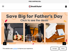 'brodandtaylor.com' screenshot