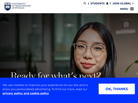 'uow.edu.au' screenshot
