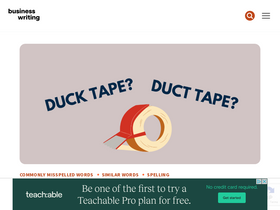 'businesswritingblog.com' screenshot