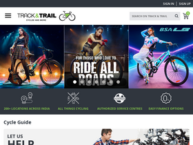 'trackandtrail.in' screenshot