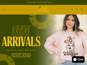 pinacoladacreates.com homepage screenshot