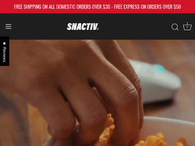 snactiv.com homepage screenshot