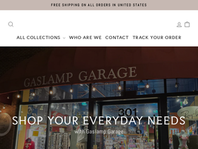 GaslampGarage.com homepage screenshot