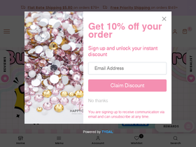 happyglamlife.com homepage screenshot