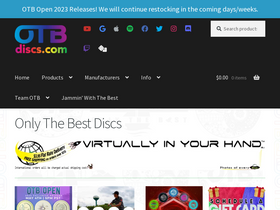 'otbdiscs.com' screenshot