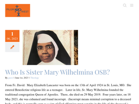 'padreperegrino.org' screenshot