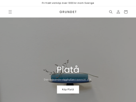 Grundetdesign homepage screenshot