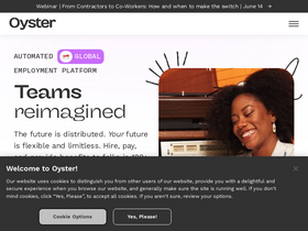 'oysterhr.com' screenshot