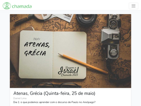 'chamada.com.br' screenshot