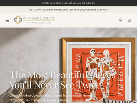 Vintageluxeup homepage screenshot