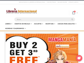 'libreriainternacional.com' screenshot