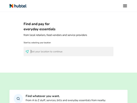 'hubtel.com' screenshot