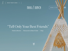 'nikkibeach.com' screenshot