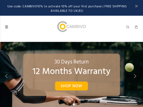 Cambivo homepage screenshot