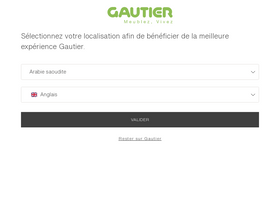 'gautier.fr' screenshot