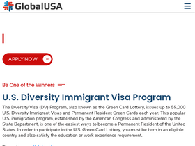 'globalusagreencard.org' screenshot