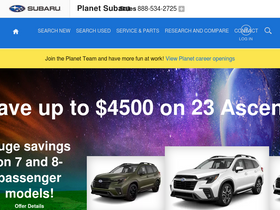 'planetsubaru.com' screenshot