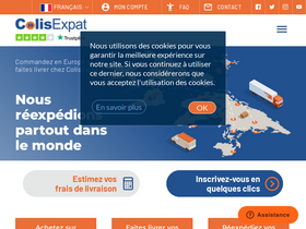 'colisexpat.com' screenshot