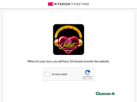 'criterionticketing.com' screenshot