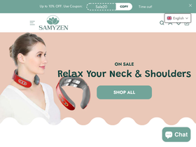 samyzen.com homepage screenshot