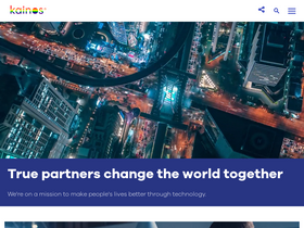 'kainos.com' screenshot