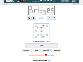 'puzzle-bridges.com' screenshot