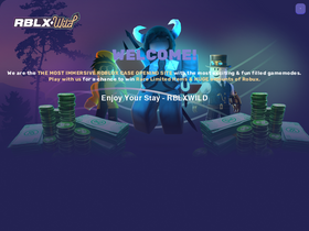 'rblxwild.com' screenshot
