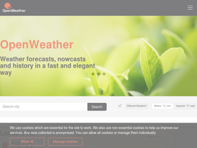 'openweathermap.org' screenshot