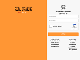 'upcovid19tracks.in' screenshot