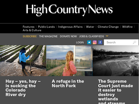 'hcn.org' screenshot