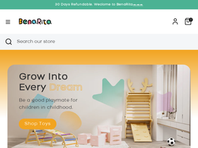 benarita.com homepage screenshot