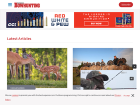 'bowhuntingmag.com' screenshot