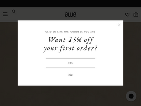 'aweinspired.com' screenshot