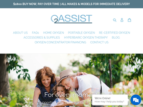 O2 Assist homepage screenshot