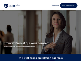 'justifit.fr' screenshot