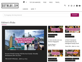 'sethlui.com' screenshot