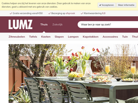 'lumz.nl' screenshot