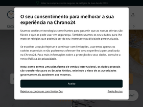 'chrono24.pt' screenshot