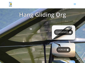 'hanggliding.org' screenshot