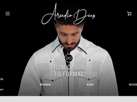 arcadiodiaz.com homepage screenshot