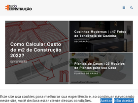 'tudoconstrucao.com' screenshot