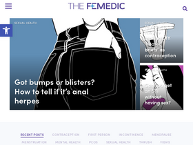'thefemedic.com' screenshot