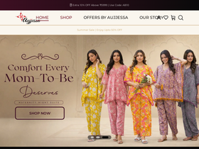 aujjessa.co homepage screenshot