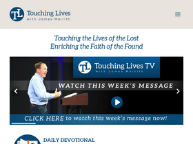'touchinglives.org' screenshot