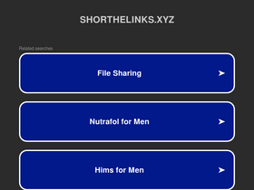 'shorthelinks.xyz' screenshot